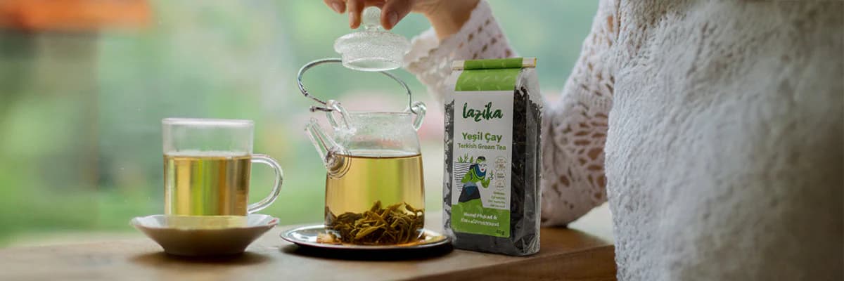 Green Tea at Cafe Lazika